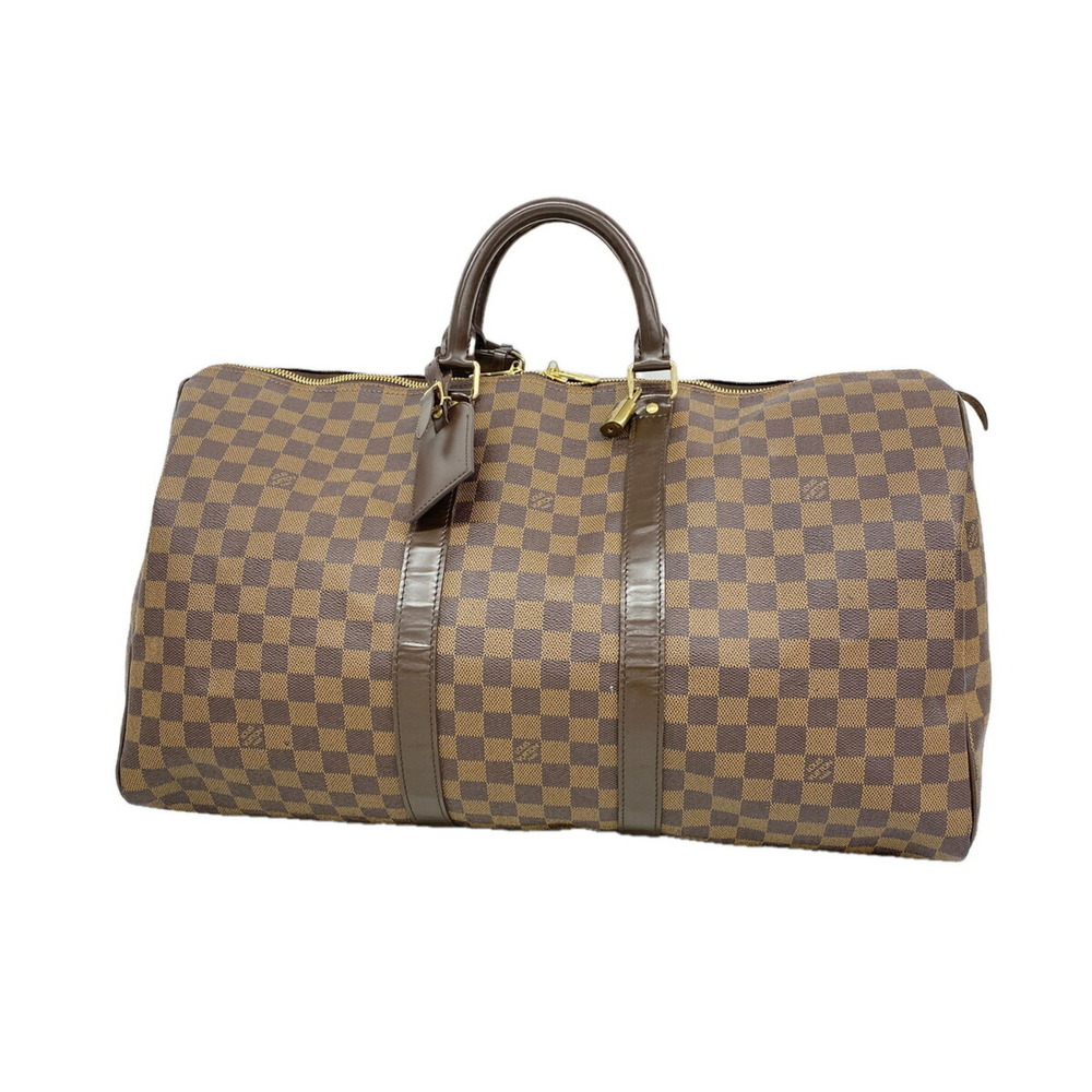 Louis Vuitton Damier Keepall 50 Boston Bag N41427 Ebene Men's/Women's P3557213